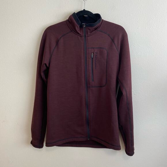Peak Performance Heli Mid Jacket Full Zip Brushed Fleece Red Size M - Picture 1 of 8